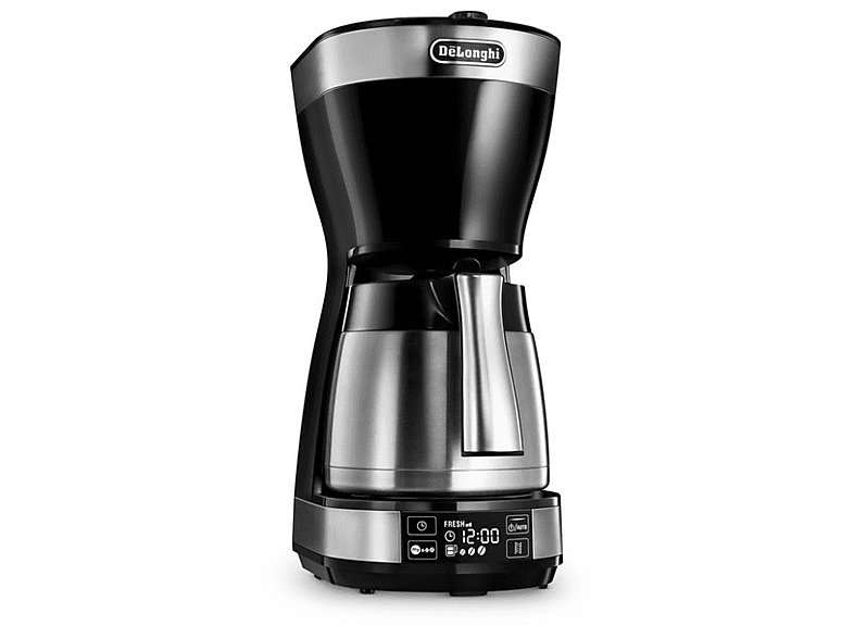 DELONGHI ICM16731 Filtre Kahve Makinesi Siyah Gümüş_0