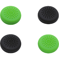 SNAKEBYTE Für Xbox One Controller 4er Pack Controller Caps, Schwarz/Grün