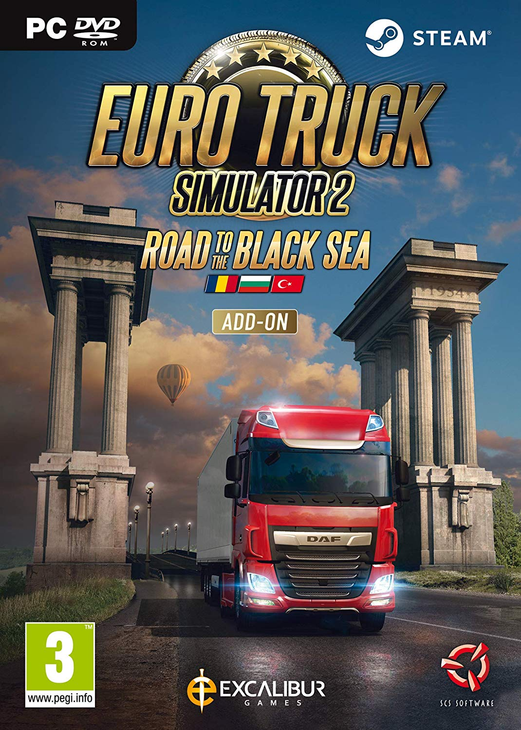 Euro Truck Simulator 2: Road To The Black Sea - kiegészítő csomag (PC)