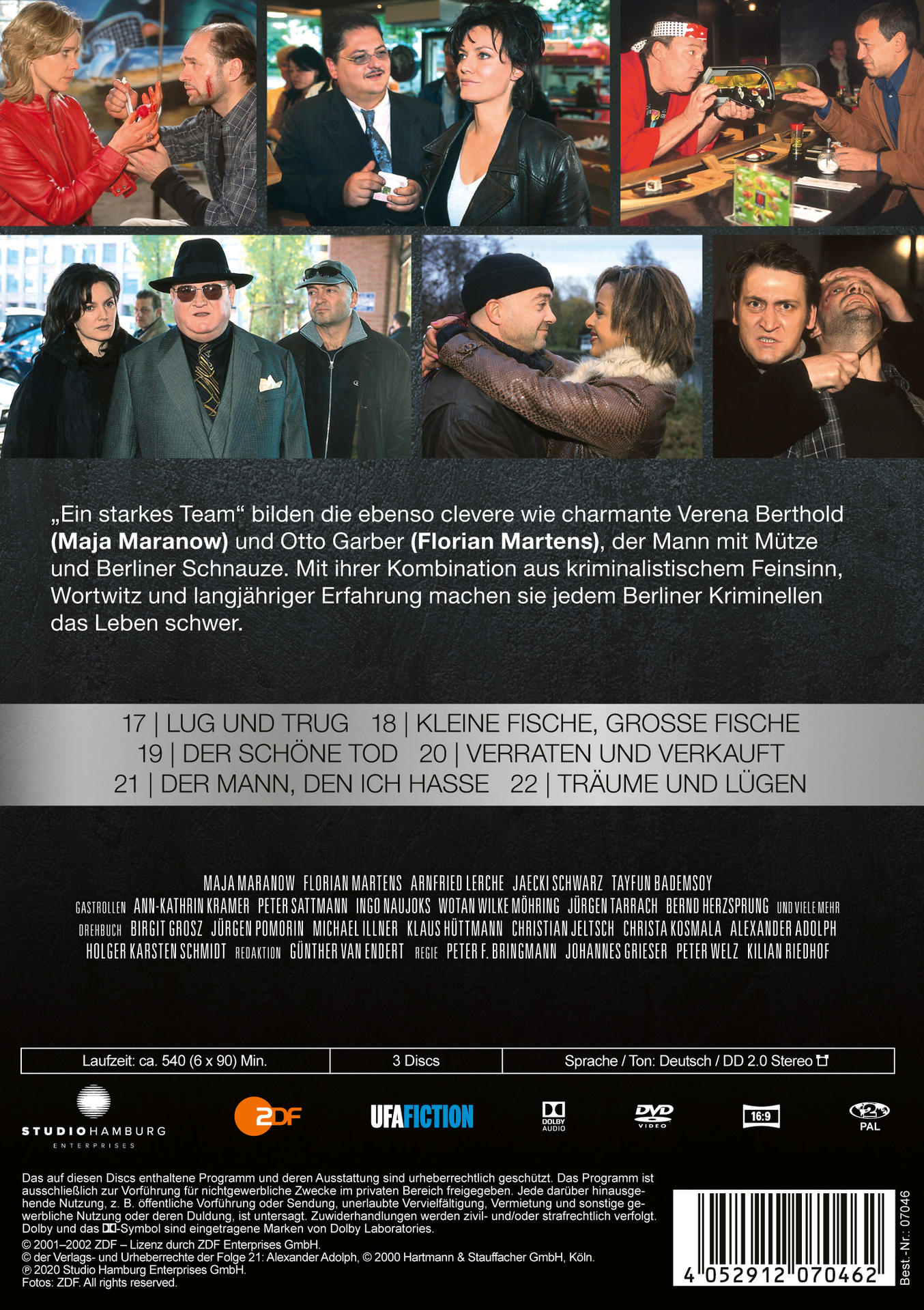 DVD-Cover mit Schauspielern und Text auf Deutsch.