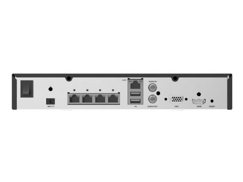 Capturadora de vídeo - Ezviz X5S, 4 canales, Grabación y reproducción, HDMI, 2x USB, Full HD, SATA, App Ezviz