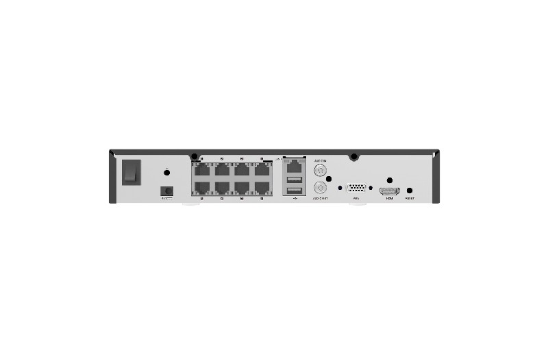 Capturadora de vídeo - Ezviz X5S, 8 canales, Grabación y reproducción, HDMI, Full HD, SATA, App Ezviz