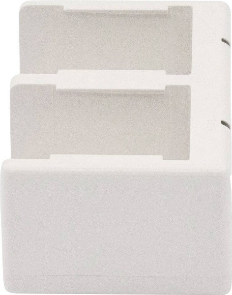 Cargador - Ezviz CS-CMT-CHARGER, Doble ranura, Para C3A, LED, Blanco