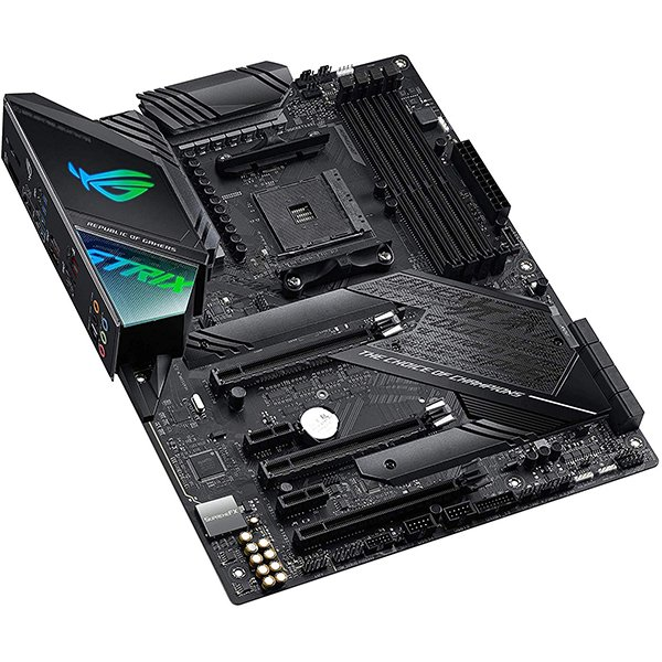 Tarjeta gráfica - ASUS ROG Strix X570-F Gaming, 128 GB DDR4, Zócalo AM4, Aura Sync RGB, Refrigeración completa