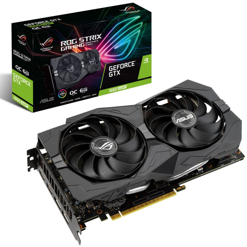 Tarjeta gráfica ASUS ROG Strix GeForce GTX 1660 Super OC, GB
