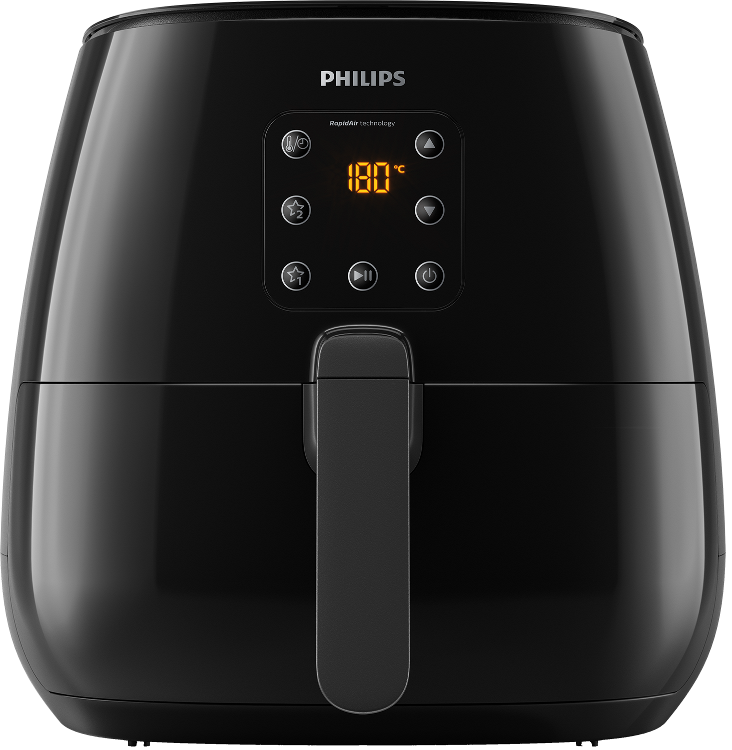 PHILIPS  Essential XL HD9260/90 - Heteluchtfriteuse - Zwart - 1,2 kg - 1900 W