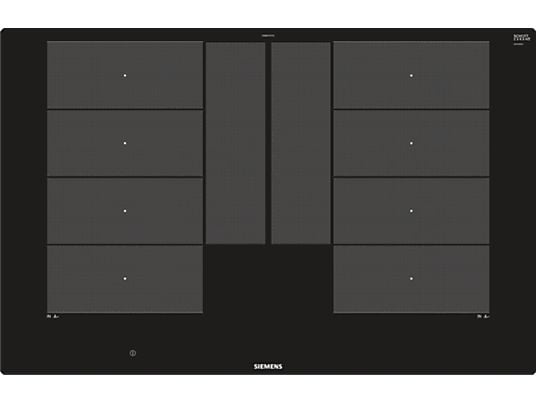 SIEMENS EX801LYE3E - Plaques de cuisson / Zones de cuisson (Noir)