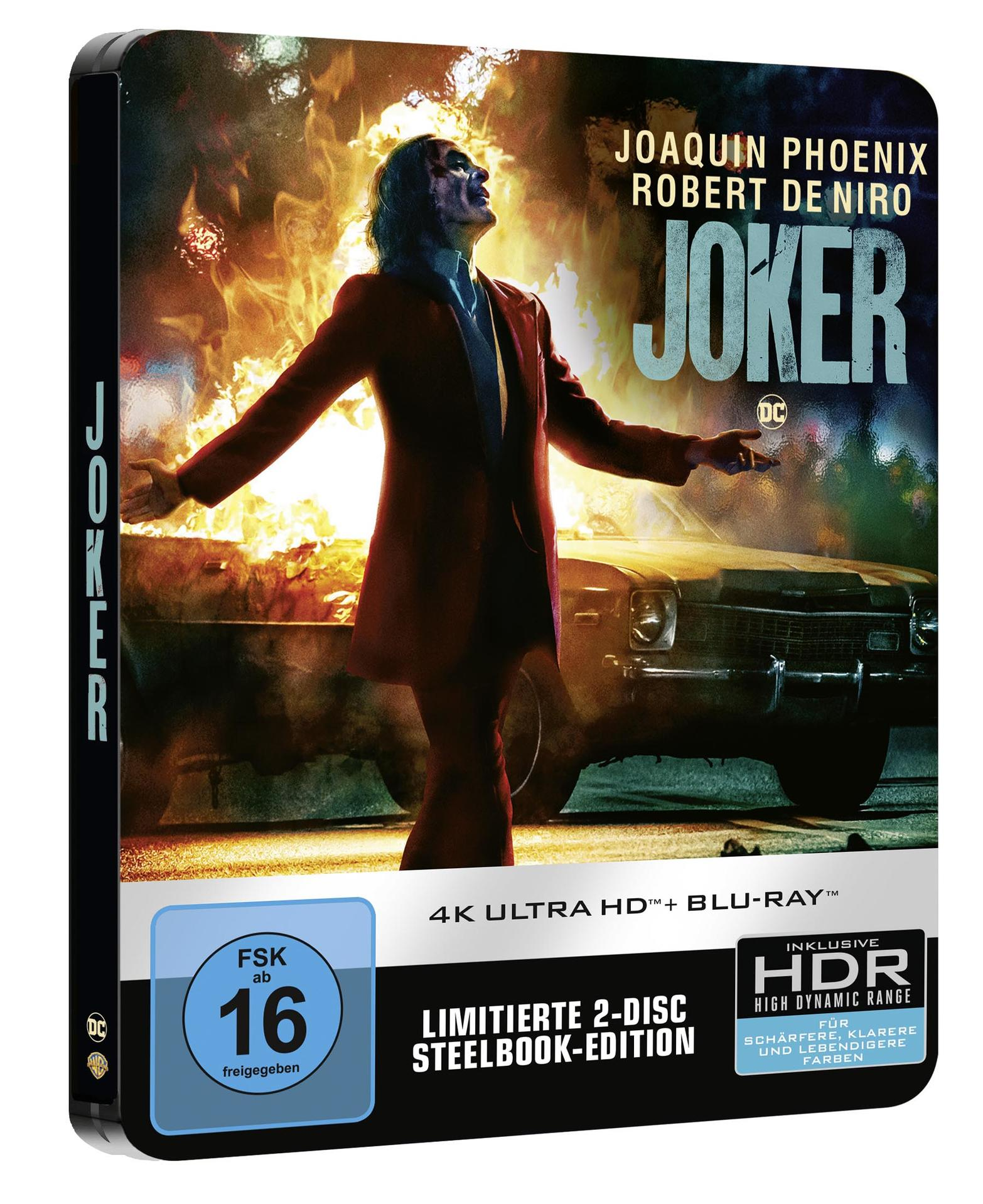 Joker (SteelBook®) 4K Ultra HD Blu-ray + Blu-ray