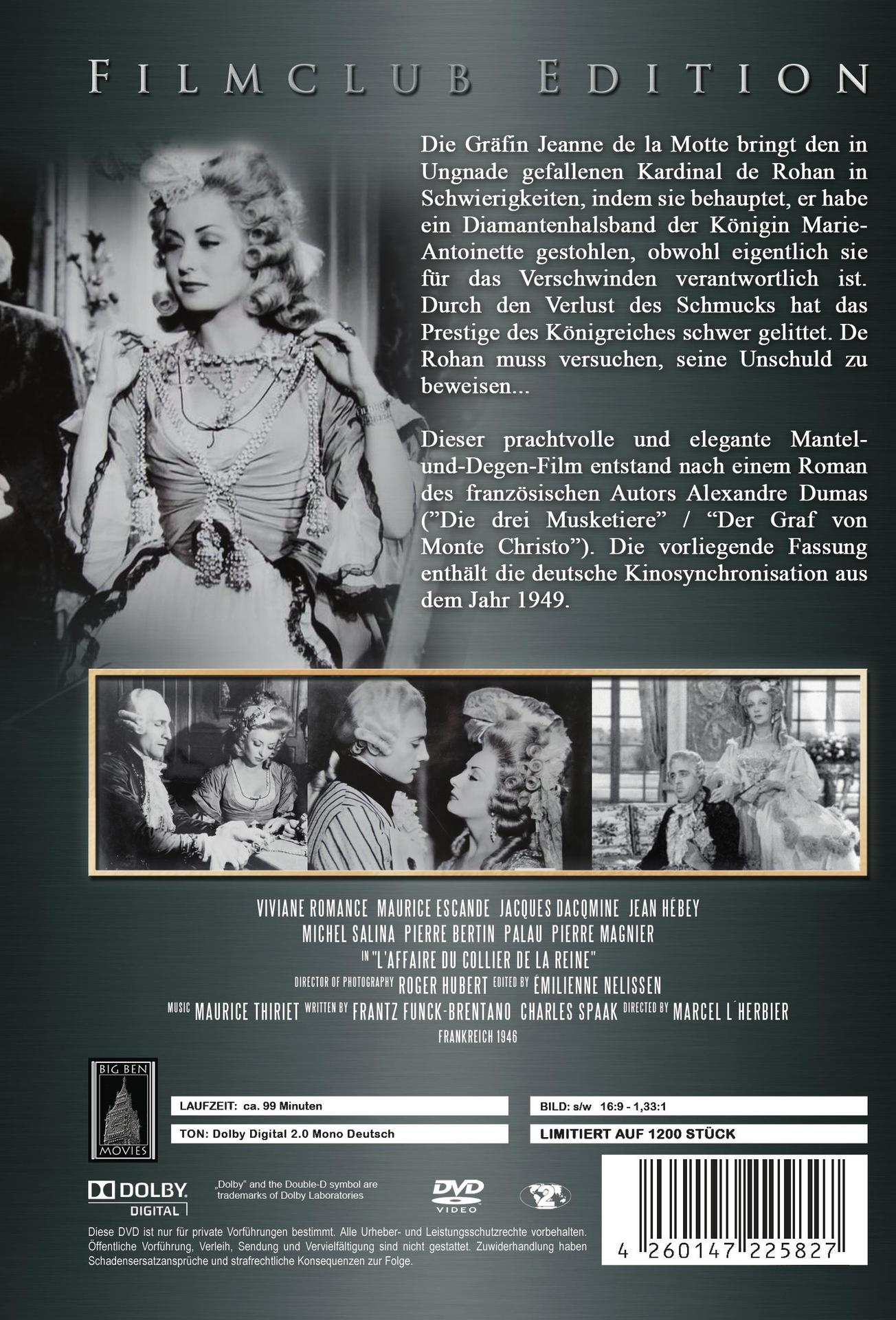 DVD-Cover mit einer Frau und Text auf Französisch. Schwarz-Weiß-Bild.