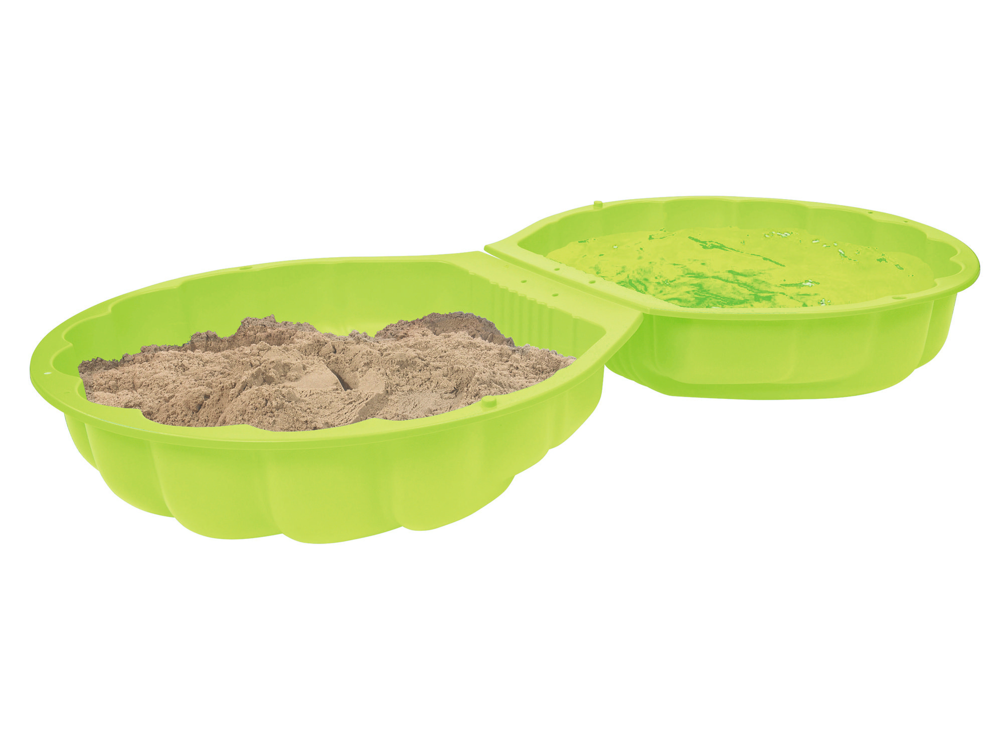 BIG SAND- UND WASSERMUSCHEL Sandkasten Grün
