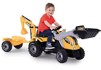 SMOBY Traktor Builder Max gelb Kindertraktor Gelb