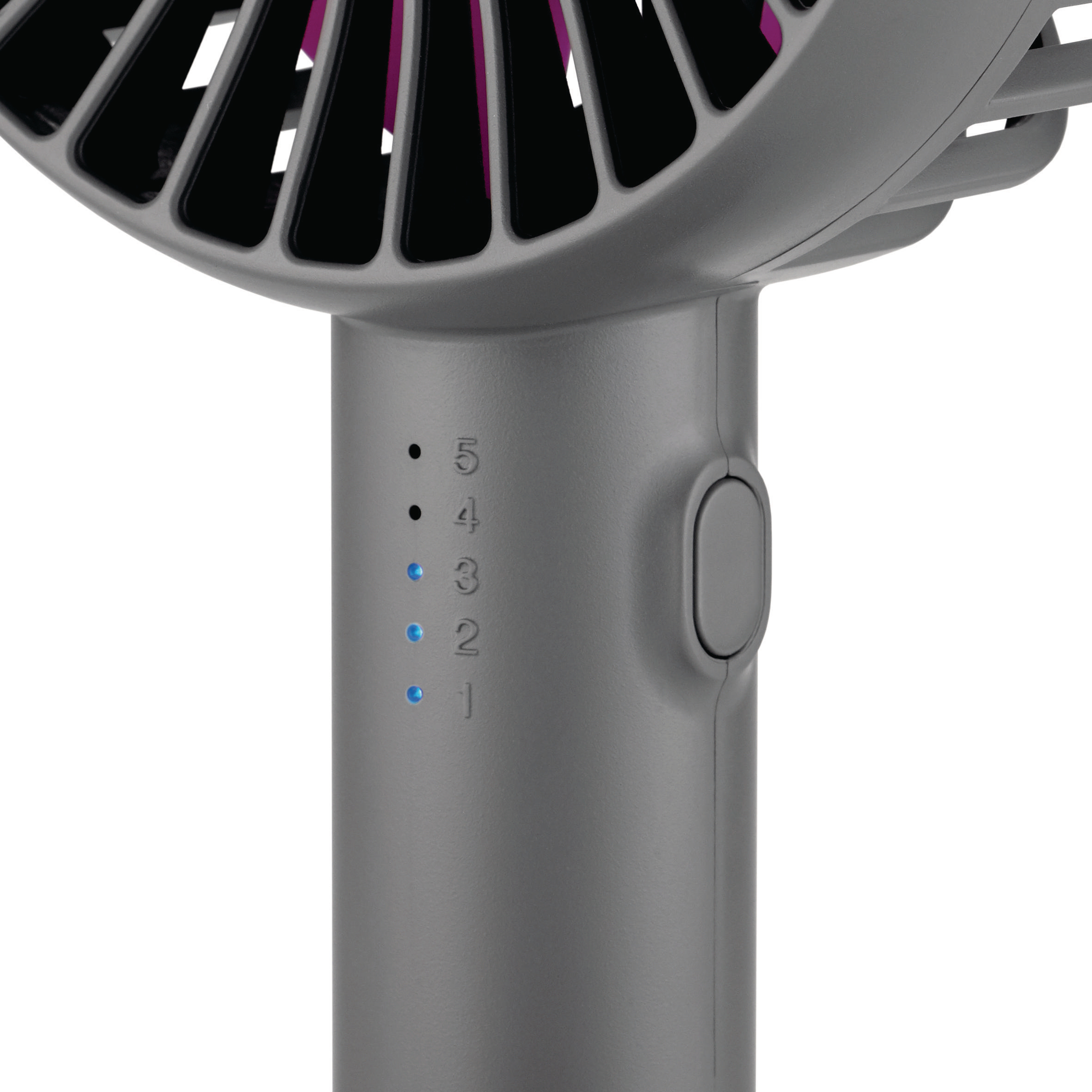 UNOLD 86639 Breezy Swing  Handventilator Anthrazit/Lila (4 Watt)