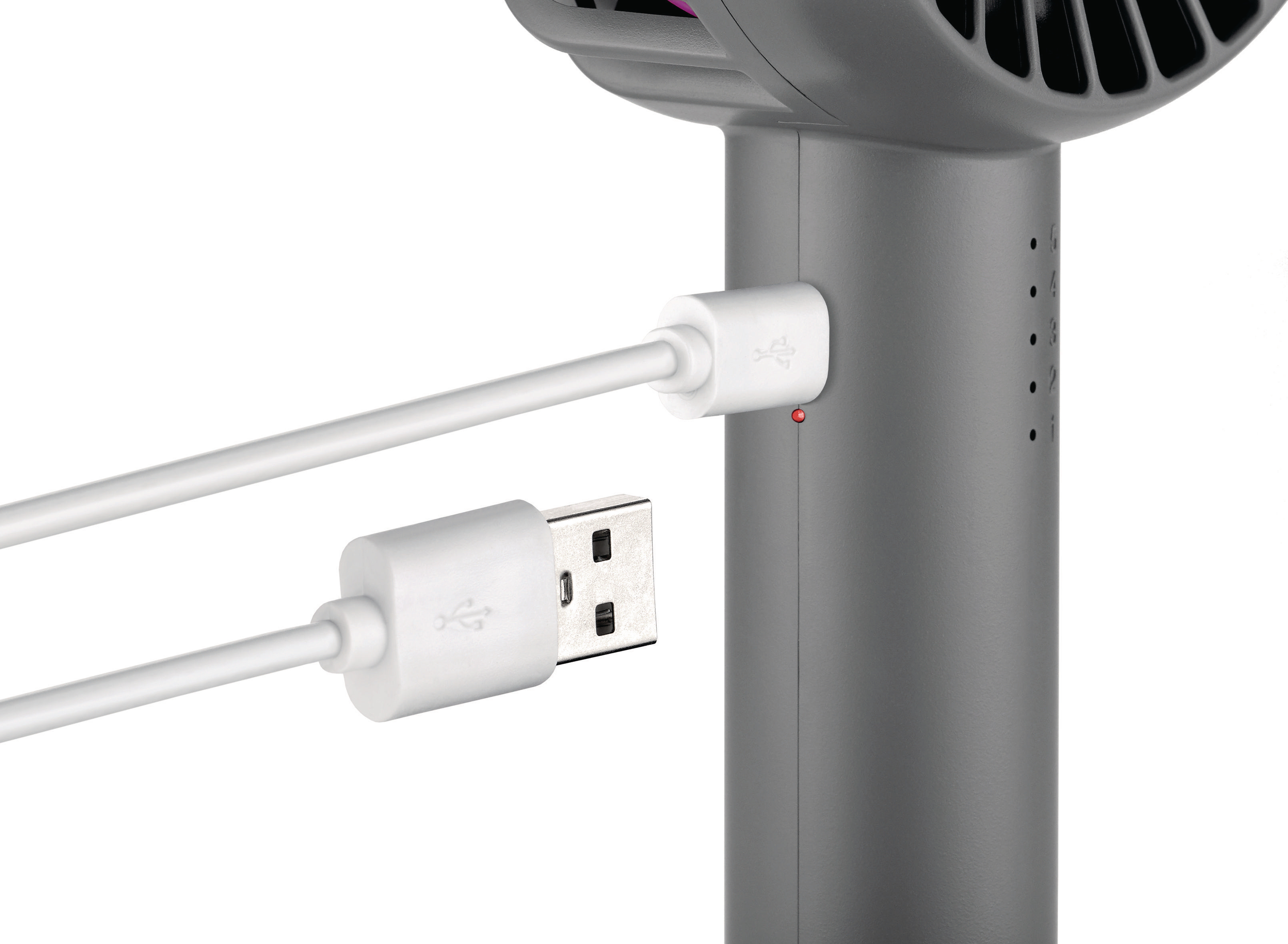 UNOLD 86639 Breezy Swing  Handventilator Anthrazit/Lila (4 Watt)