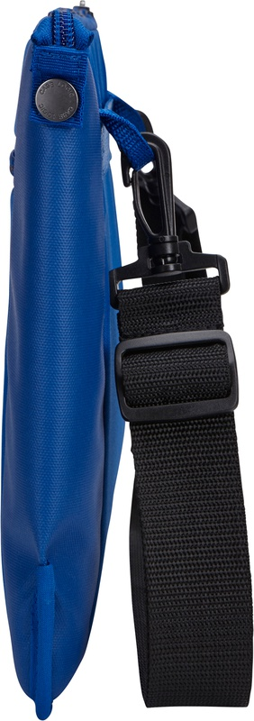 Maletín para portátil - Case Logic INT111, Bandolera, Para portátiles de hasta 12", Azul