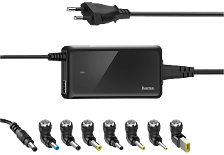 HAMA Slim & Light - Adaptateur secteur pour ordinateur portable (Noir)