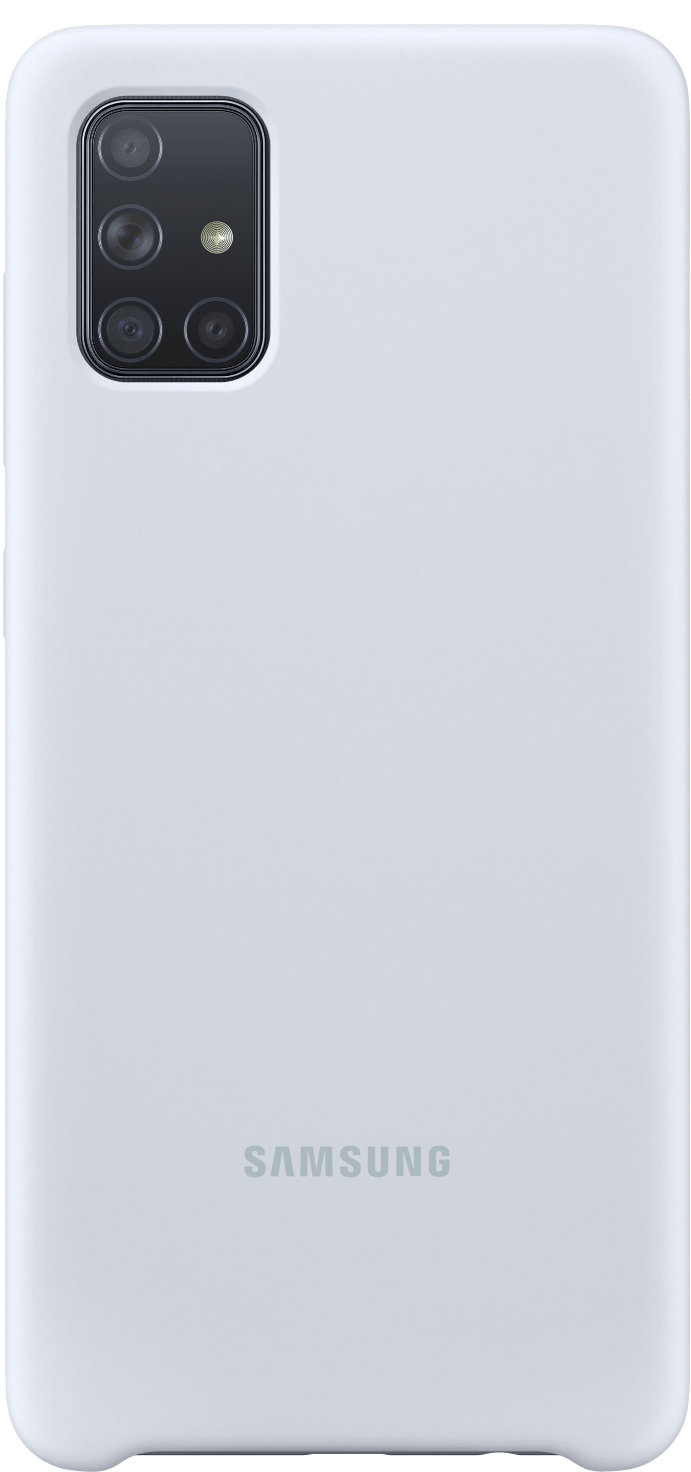 Samsung Galaxy A71 Silicone Cover Zilver