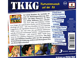 TKKG, Stefan Wolf - TKKG (214): Diamantenrausch auf der A9  - (CD)