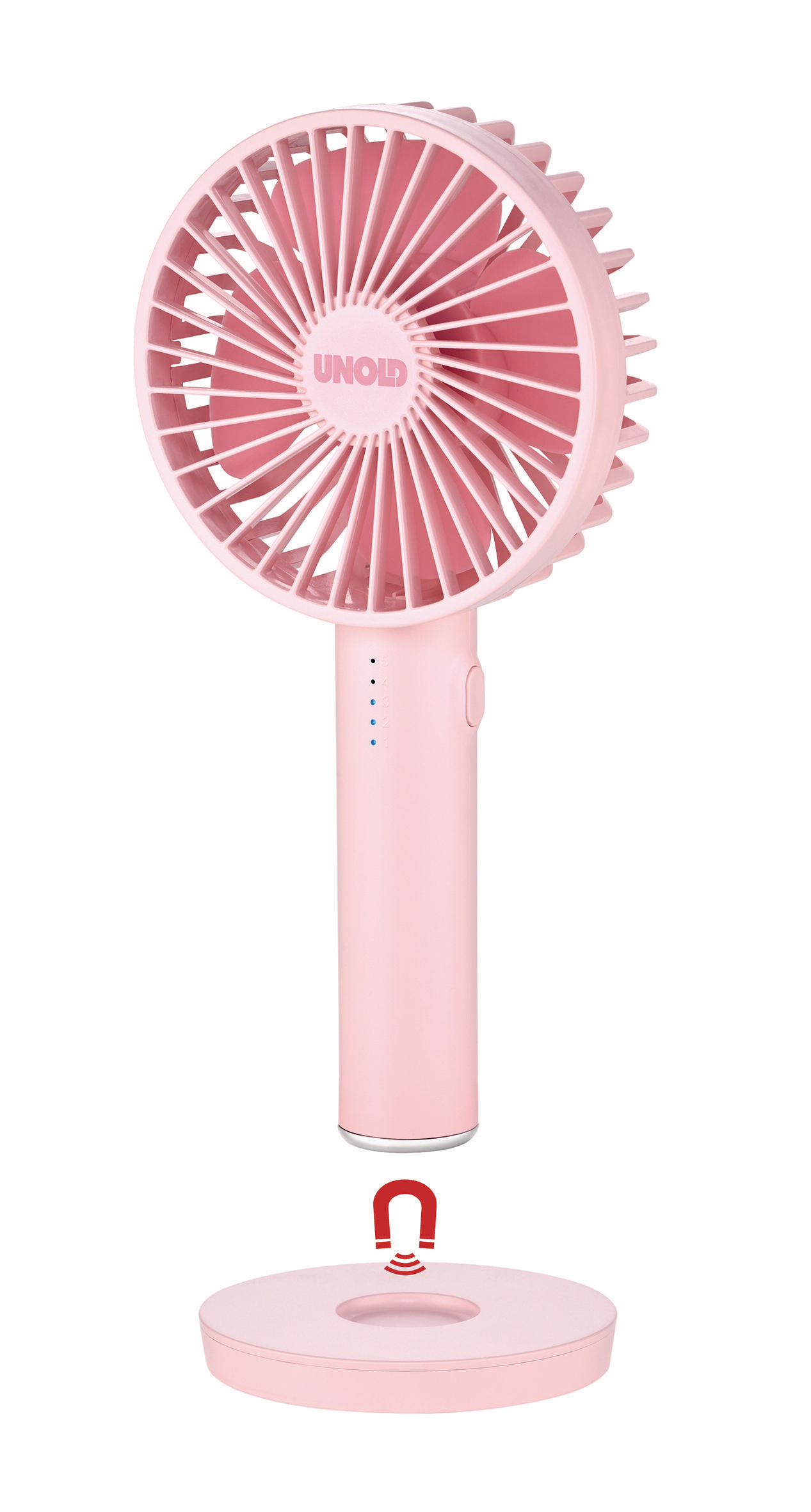 UNOLD Breezy II 86624 Handventilator Pink (4 Watt)