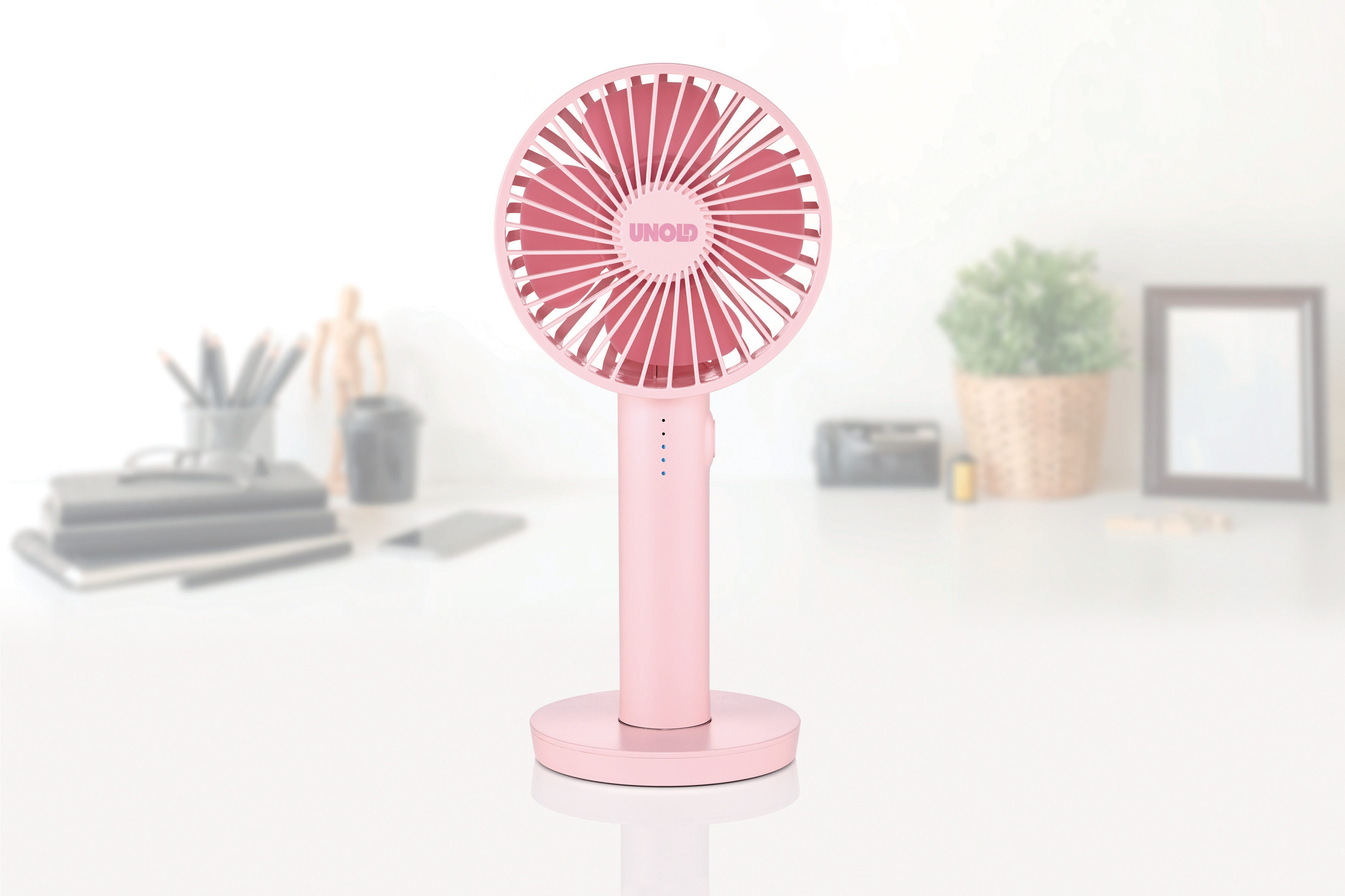 UNOLD Breezy II 86624 Handventilator Pink (4 Watt)