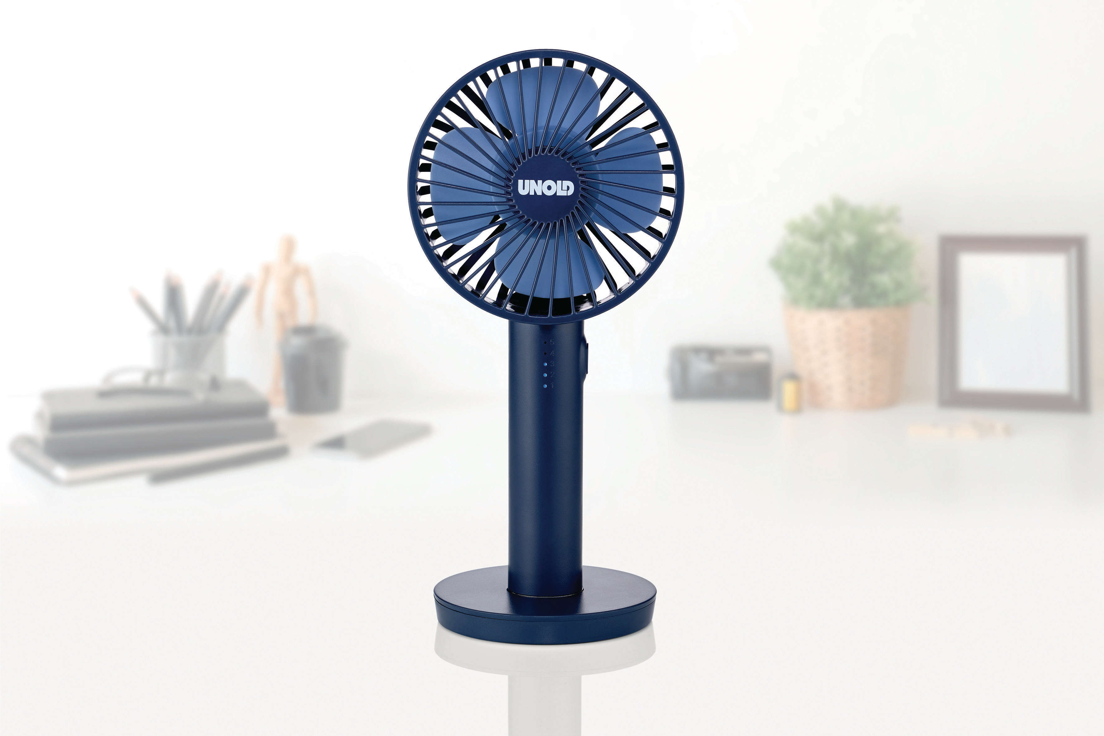 UNOLD Breezy II 86628 Handventilator Blau (4 Watt)