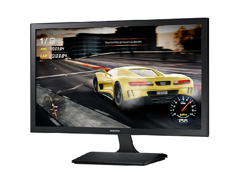 Monitor gaming - Samsung LS27E332HZO, 27" Full HD, 1 ms, 75 Hz, HDMI, Negro