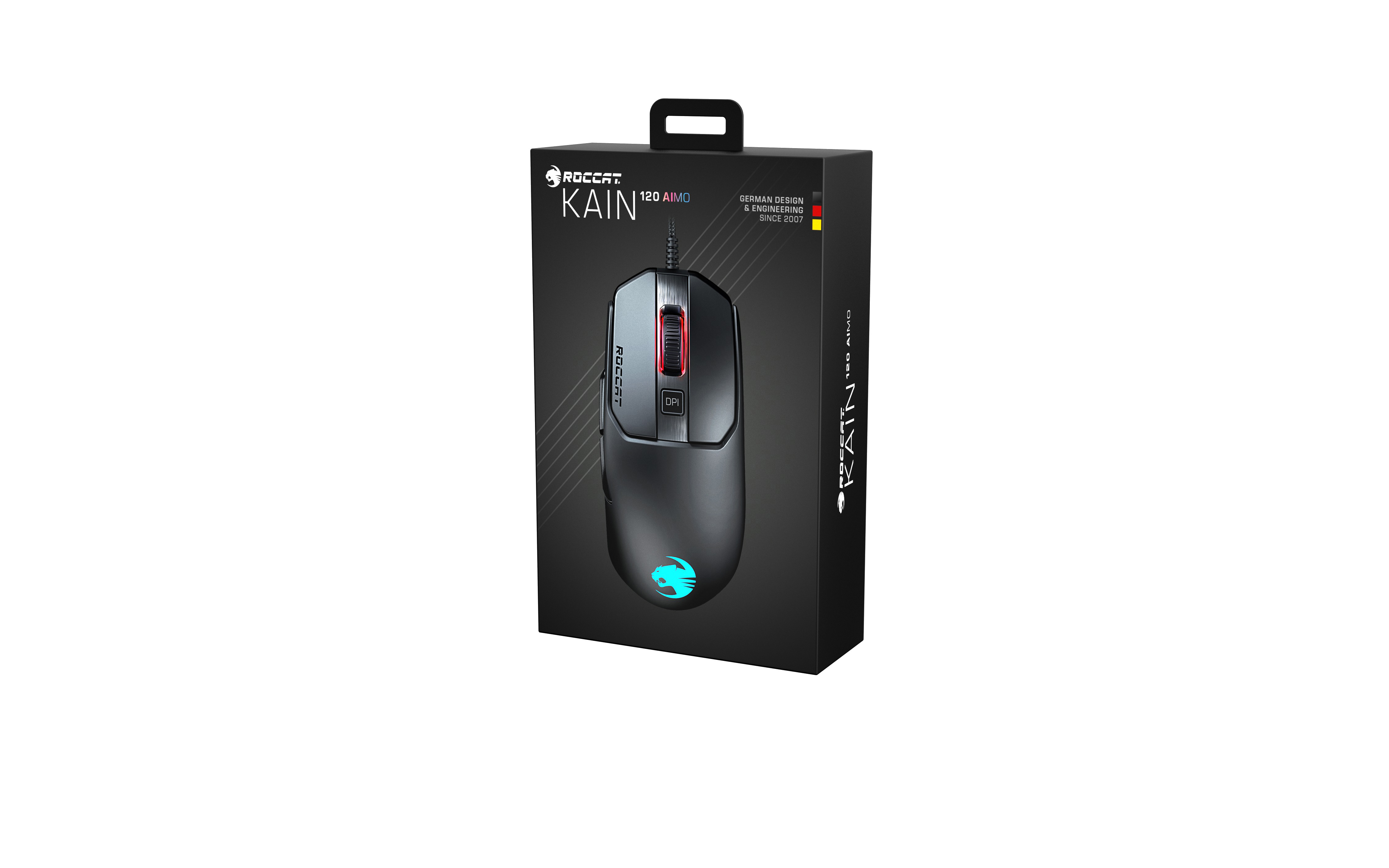 ROCCAT Kain 120 AIMO Gaming Maus, Schwarz
