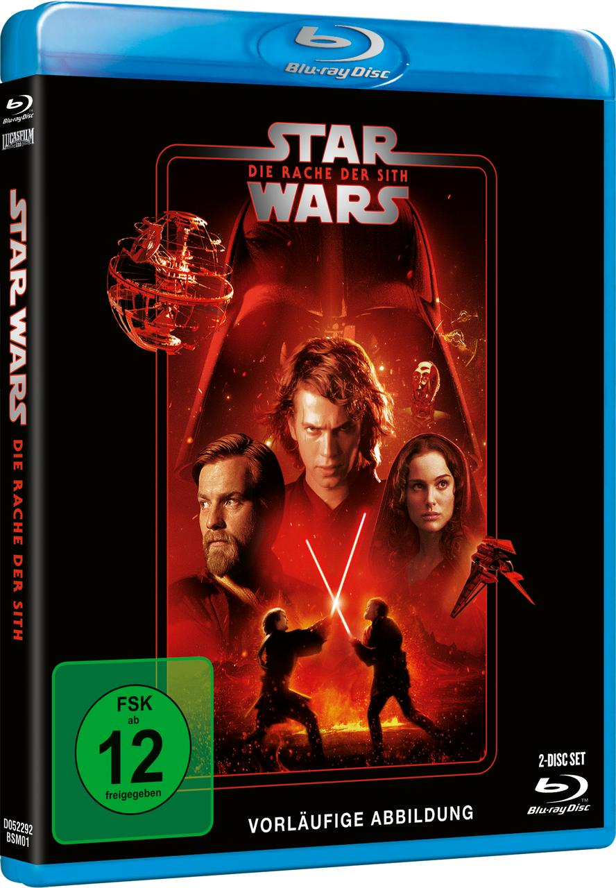 Blu-ray-Hülle für Star Wars: Die Rache der Sith.