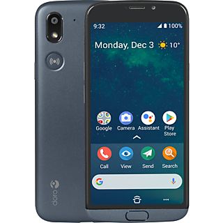 DORO 8050 (avec station de recharge + coque) - Smartphone (5.45 ", 16 GB, Noir/Bleu)