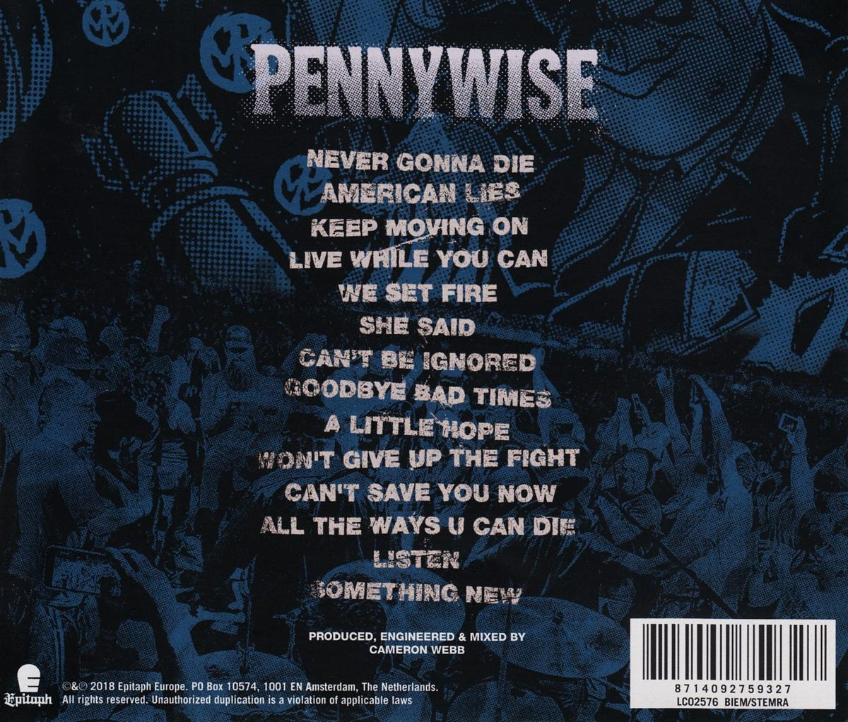 Pennywise - Never Gonna Die  - (CD)
