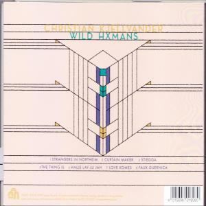 Die Rückseite einer CD-Hülle mit Kunst. Der Text enthält die Wörter „WILD HXMANS“ und andere Songtitel.