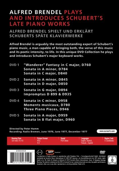 Alfred Brendel - Alfred Brendel spielt und erklärt Schubert  - (DVD)