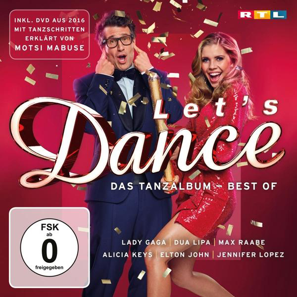 Albumcover mit zwei tanzenden Personen, dem Titel „Let's Dance“ und den Namen der Sänger.