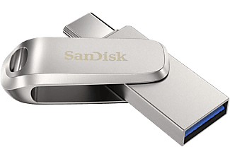 SANDISK Ultra Dual Drive Luxe - Unità flash  (128 GB, Argento)
