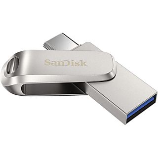 SANDISK SDDDC4-128G-G46 - USB-Stick  (128 GB, Silber)