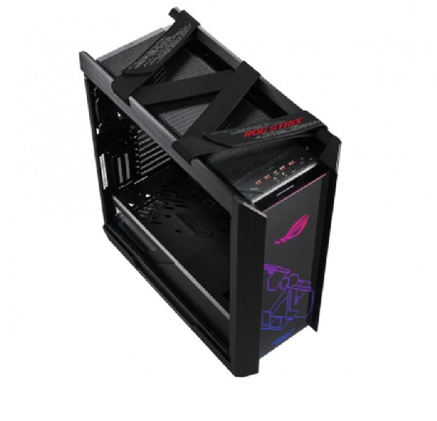 Chasis PC - ASUS GX601 Rog Strix Helios, Cristal Templado, USB 3.0, Ventilador LED, ATX, 8 Slots, Negro