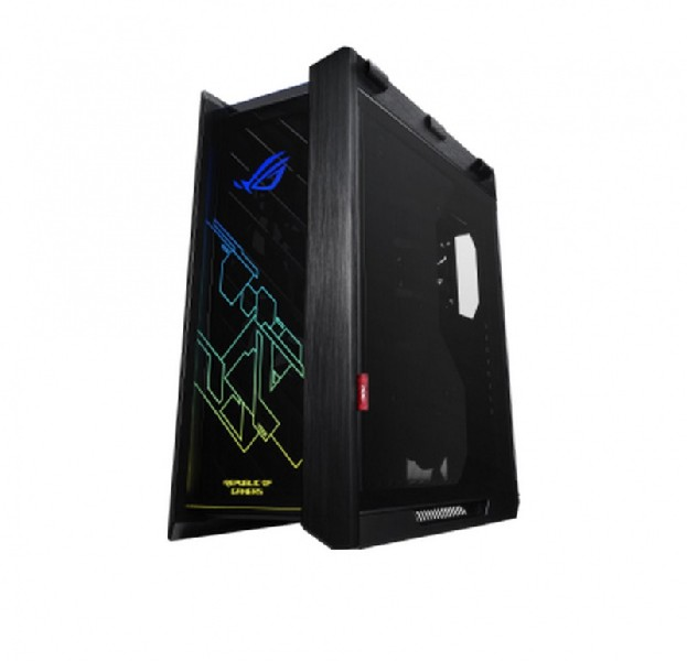 Chasis PC - ASUS GX601 Rog Strix Helios, Cristal Templado, USB 3.0, Ventilador LED, ATX, 8 Slots, Negro