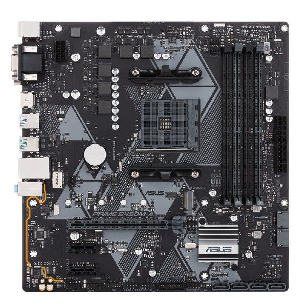 Placa base gaming - Asus PRIME B450M-A, Aura Sync RGB header, DDR4 3466MHz, M.2, HDMI 2.0b