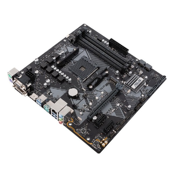 Placa base gaming - Asus PRIME B450M-A, Aura Sync RGB header, DDR4 3466MHz, M.2, HDMI 2.0b