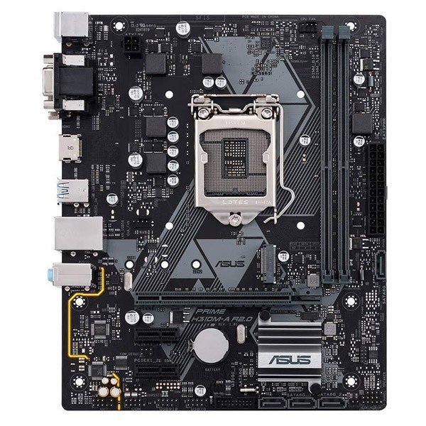 Placa base gaming - ASUS Prime H310M-A R2.0, Intel, Socket LGA 1151, DDR4-SDRAM, Negro
