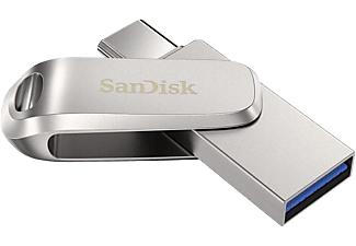 SANDISK Ultra Dual Drive Luxe - Lecteur flash  (64 GB, Argent)
