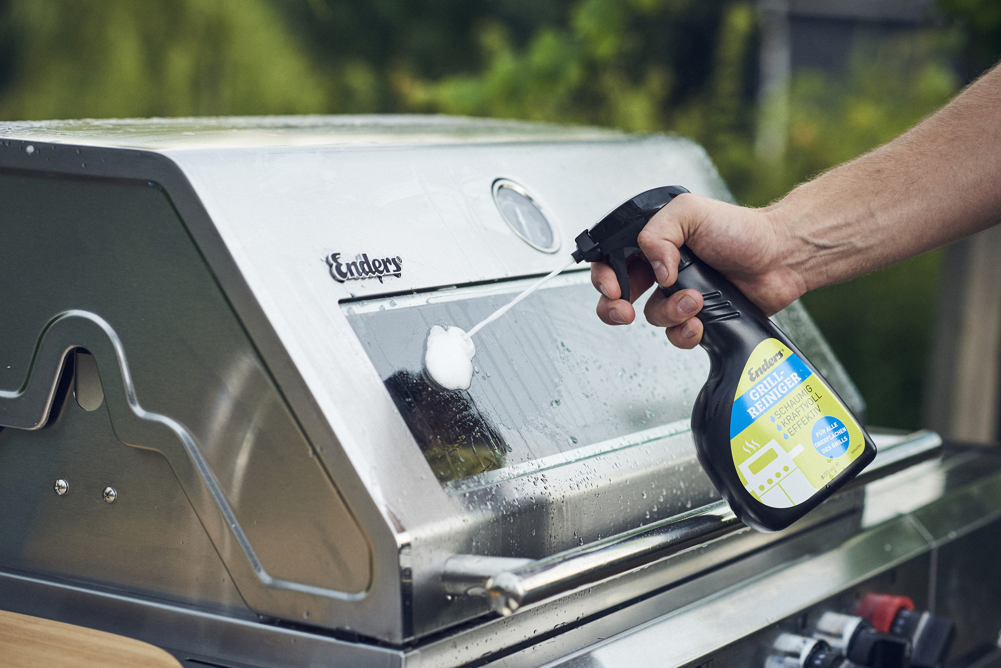 ENDERS 4975 Grill-Reiniger, Schwarz