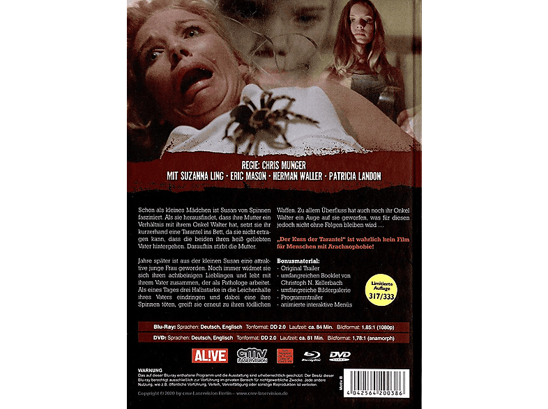 Thumbnail - Der Kuss der Tarantel Blu-ray + DVD