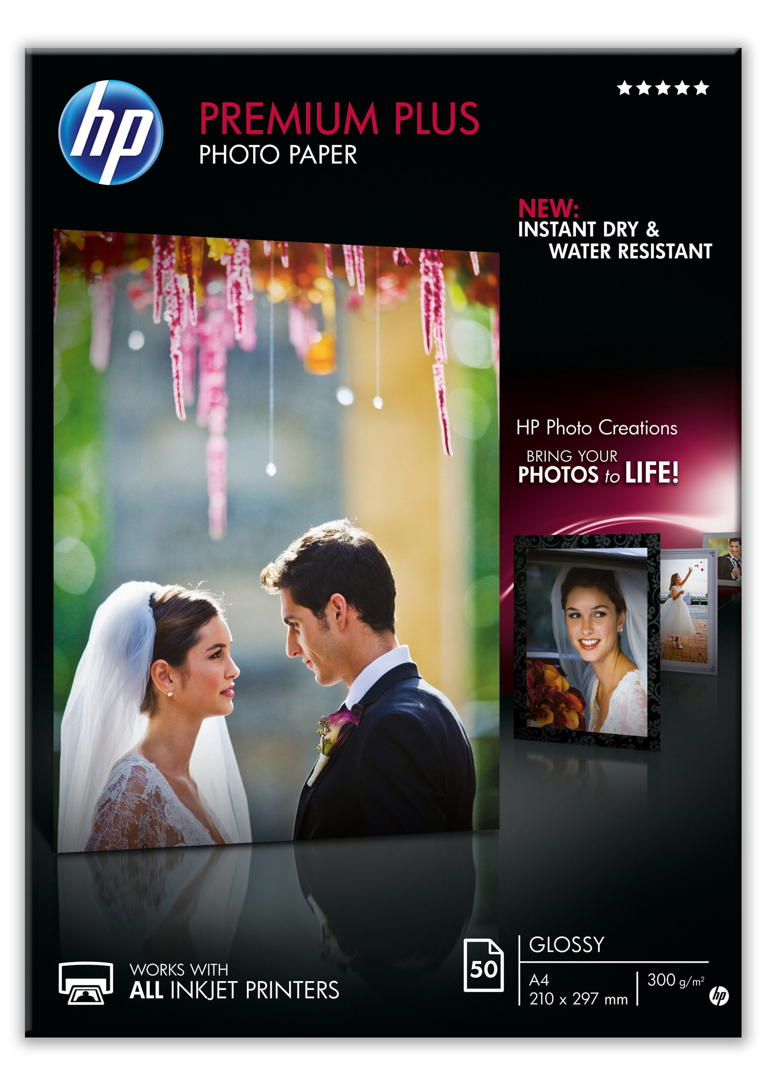 Papel fotográfico - HEWLETT PACKARD PREMIUM PLUS GLOSSY PHOTO 50 P