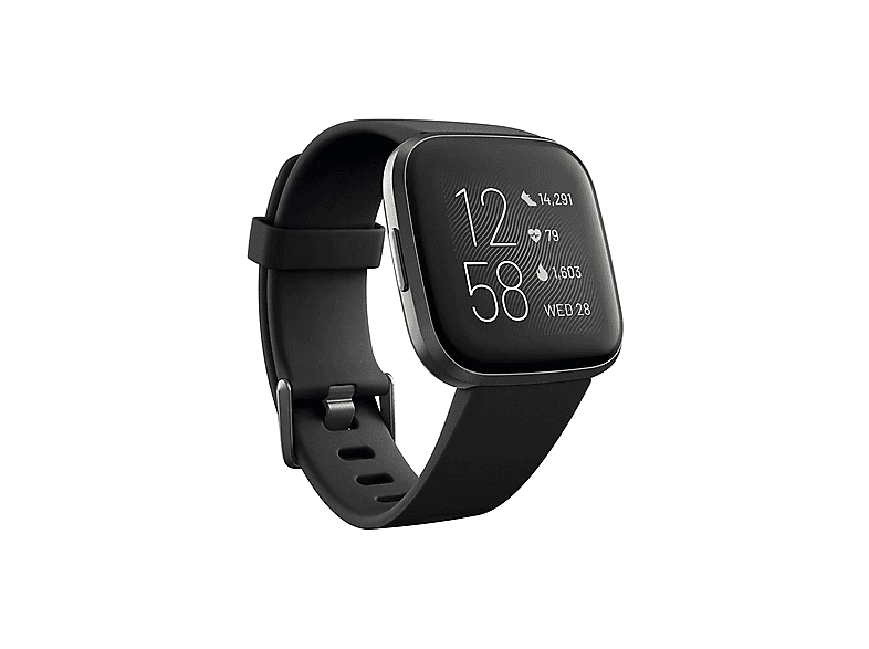 FITBIT Versa 2 Akıllı Saat Siyah Fiyat & Özellik | MediaMarkt