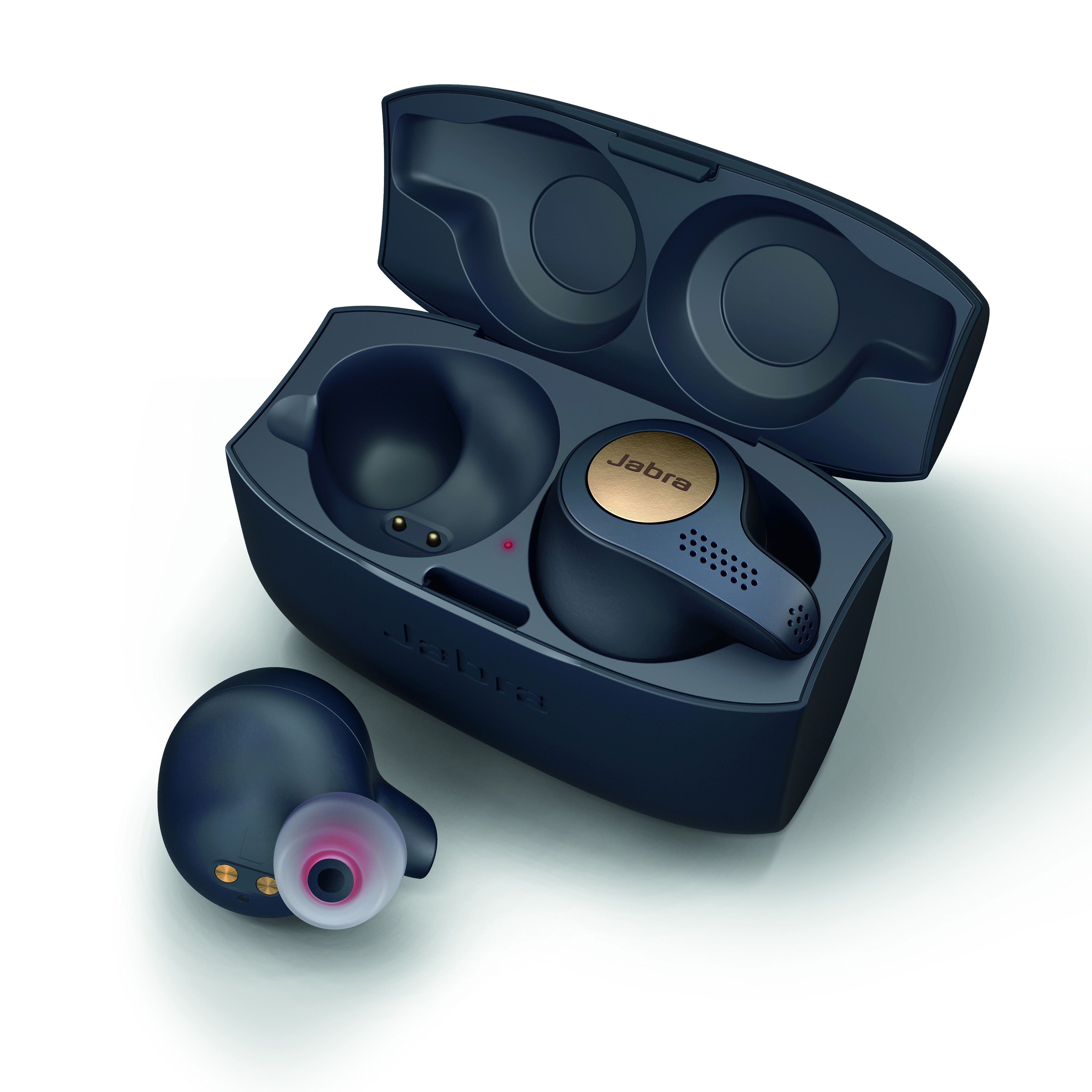 JABRA Elite Active 65T, In-ear Kopfhörer Bluetooth Blau/Kupfer