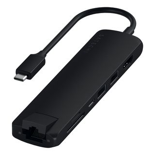 SATECHI Slim Multi-Port - Adaptateur USB-C (Noir)