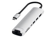 SATECHI Slim Multi-Port - Adattatore USB-C (Argento)