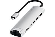 SATECHI Slim Multi-Port - Adaptateur USB-C (Argent)