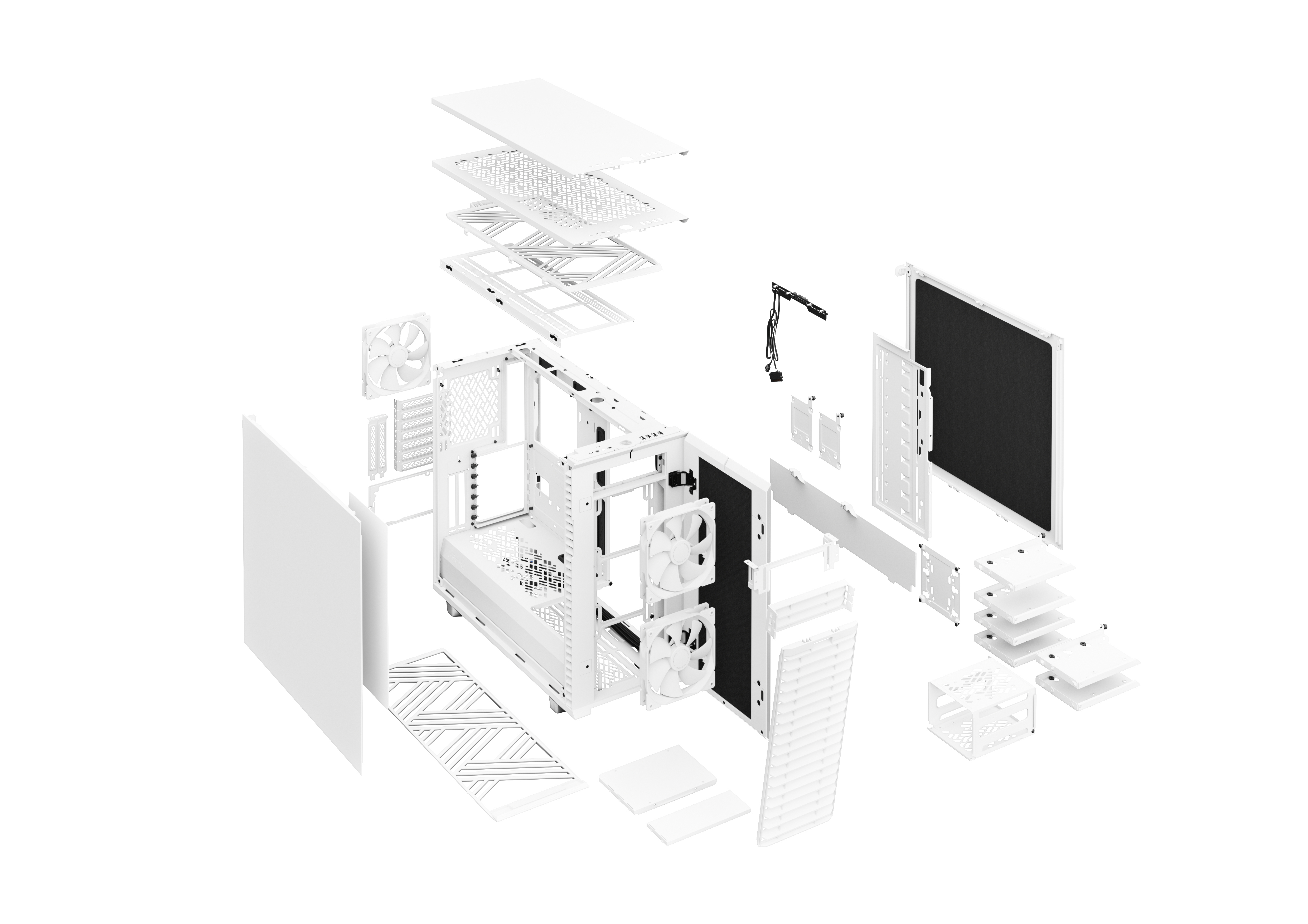 FRACTAL DESIGN Define 7 White PC-Gehäuse, Weiß