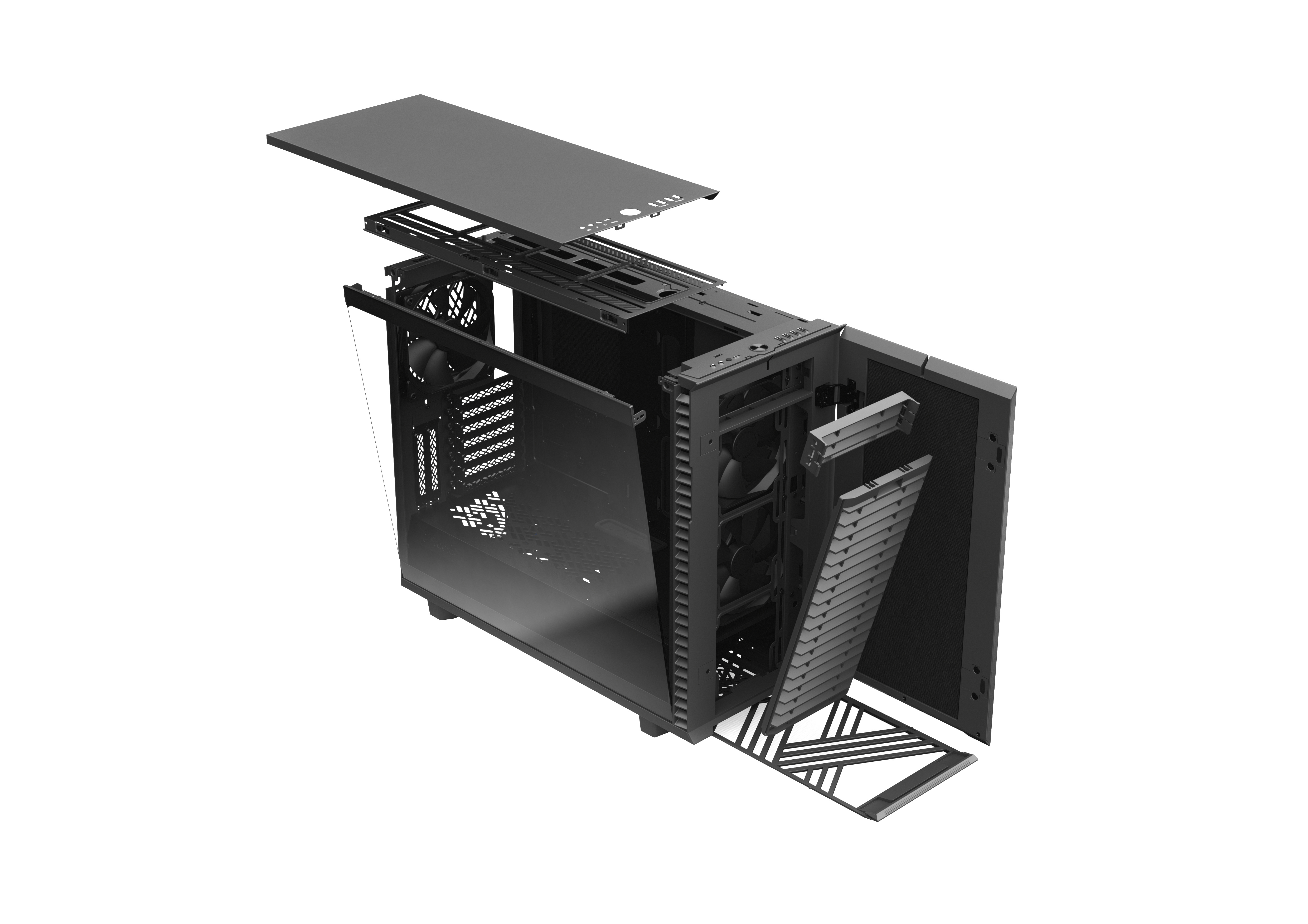 FRACTAL DESIGN Define 7 Grey TG PC-Gehäuse, Grau